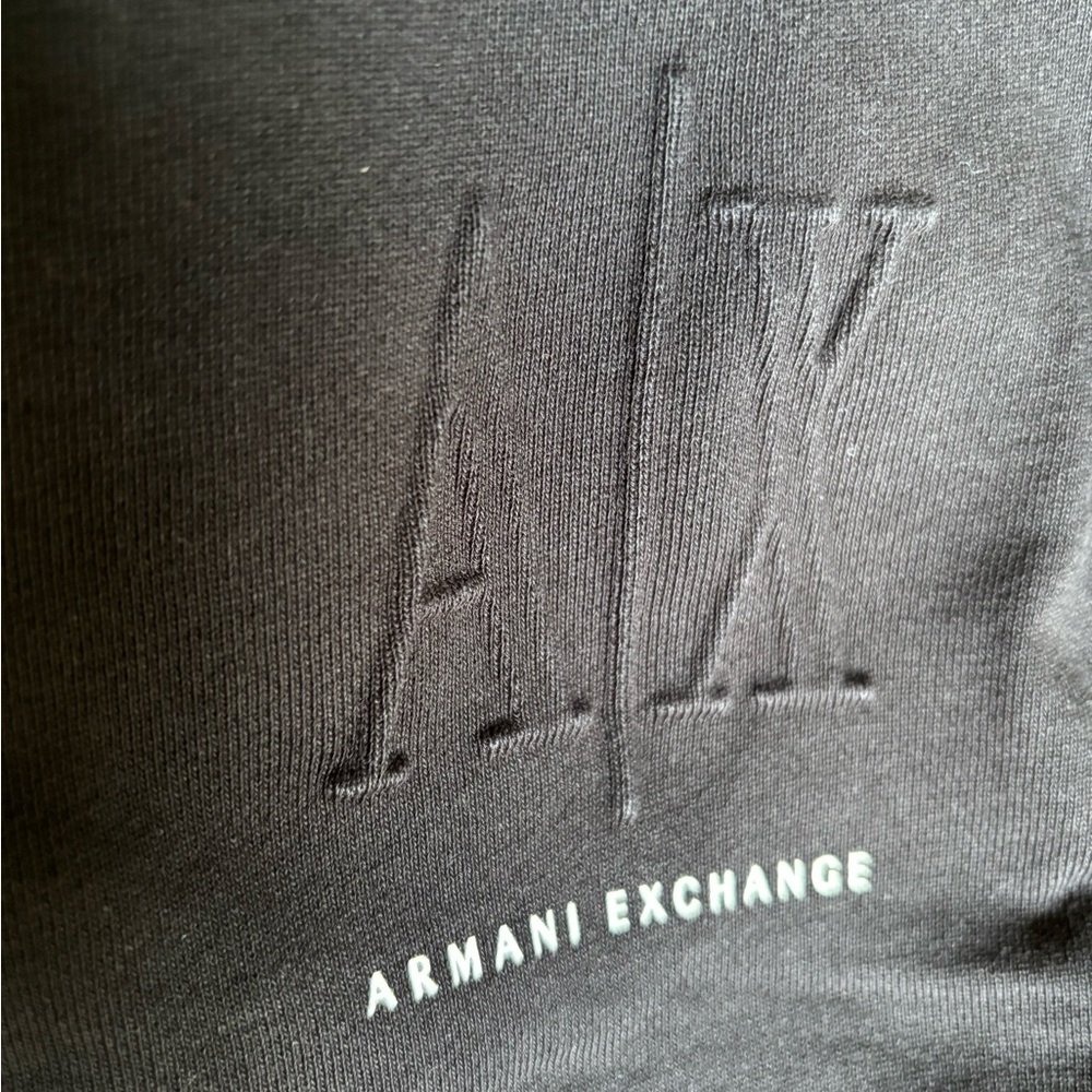Armani Exchange Black Logo Tee
